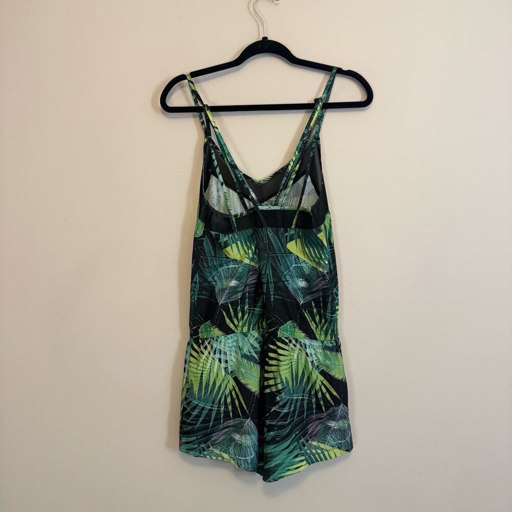 Fabletics Dash Romper Green Medium - image 2